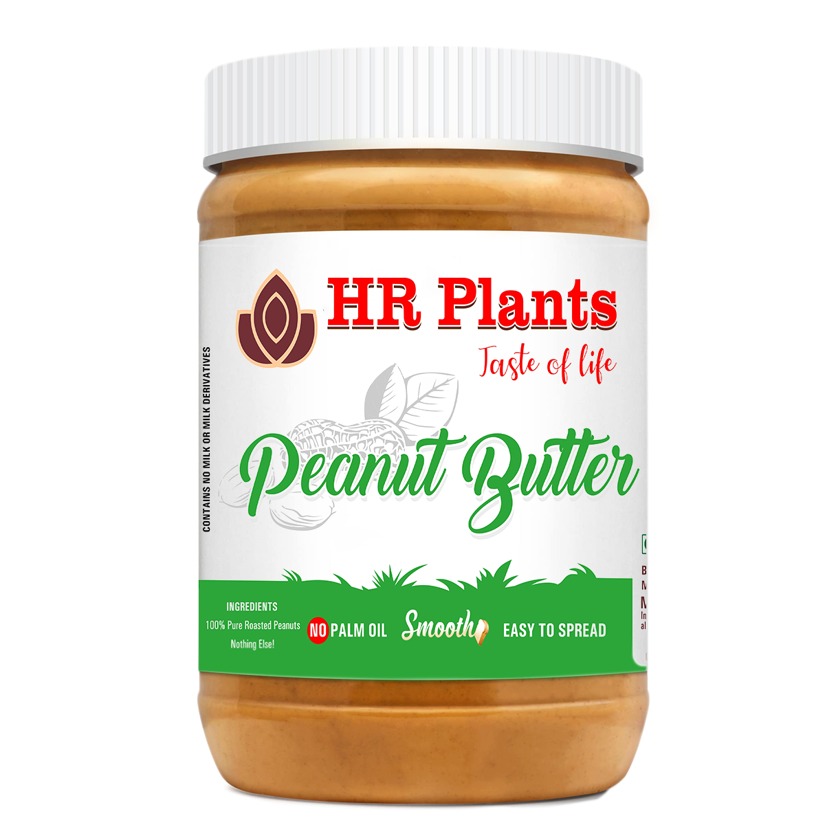HR Plants Natural & Smooth Peanut Butter - Creamy Spread for Nutritious Delights, Perfect for Sandwiches and Snacks - Image 3